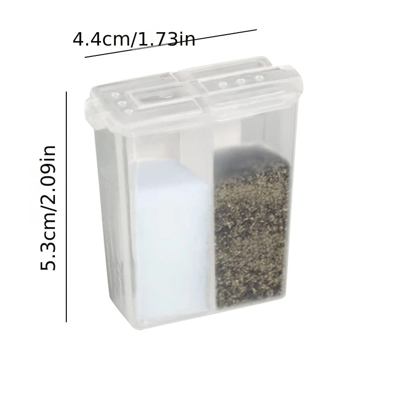 Mini portable seasoning shaker for camping, hiking, and outdoor cooking