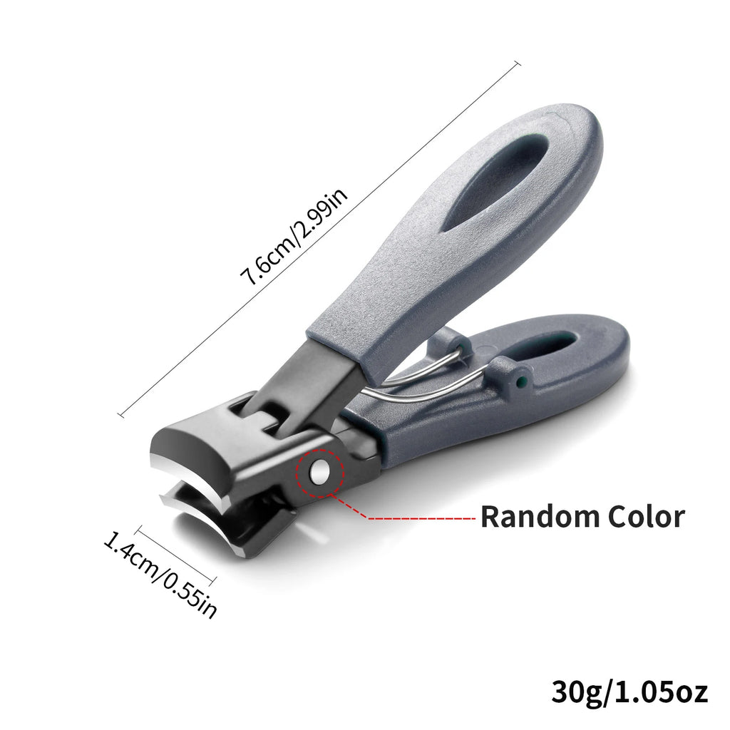 Wide Jaw Thick Toenail Clipper with Nail Catcher