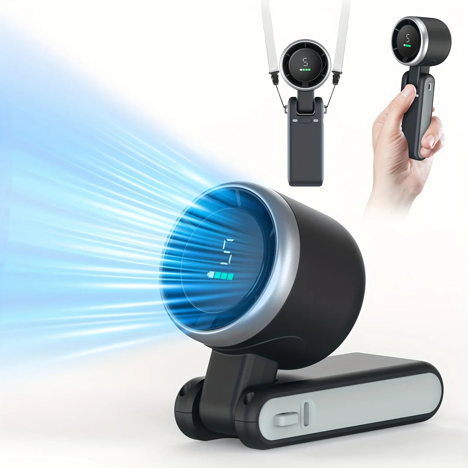 Rechargeable Portable Mini Fan for Hot Flashes & Travel