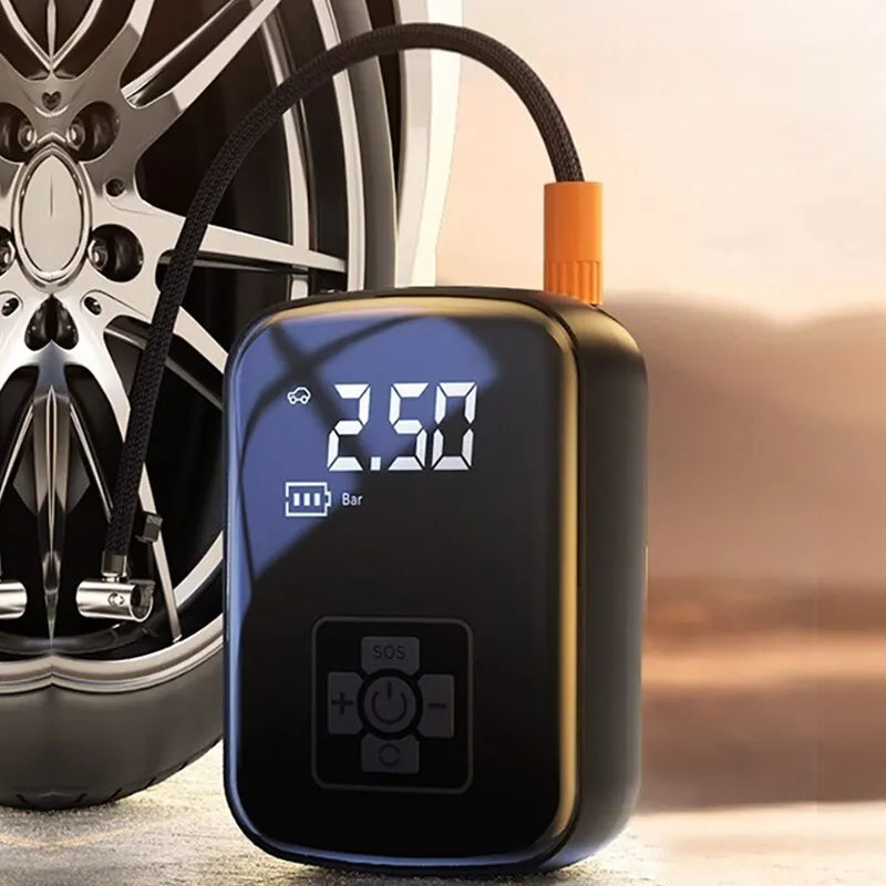 Portable 12V Tire Inflator & Mini Air Compressor