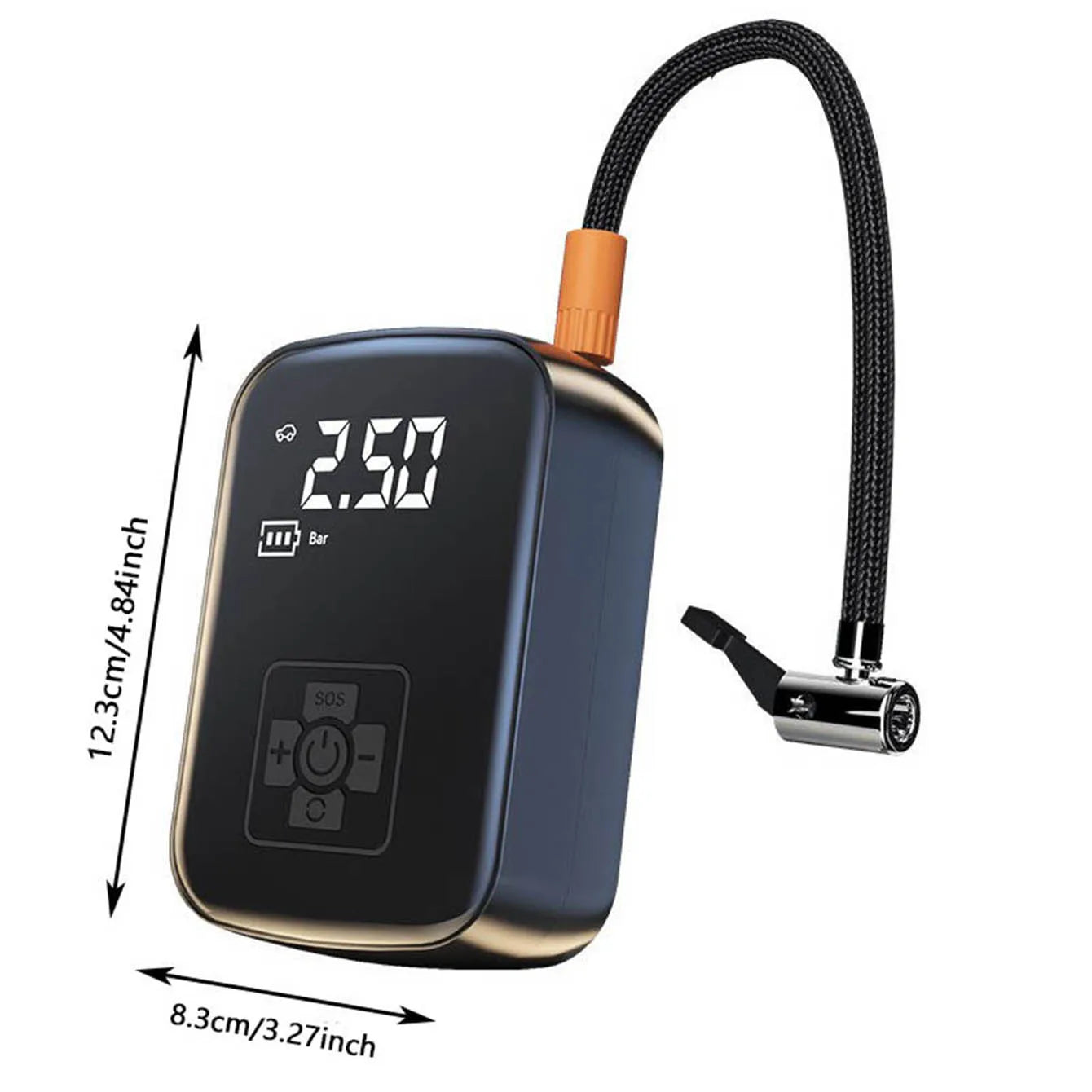 Portable 12V Tire Inflator & Mini Air Compressor