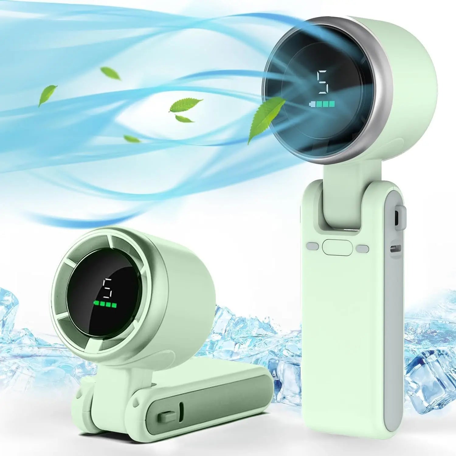 Rechargeable Portable Mini Fan for Hot Flashes & Travel