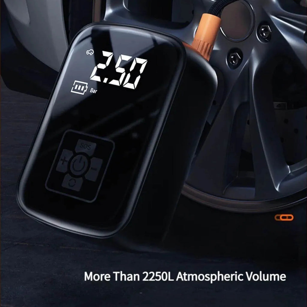 Portable 12V Tire Inflator & Mini Air Compressor