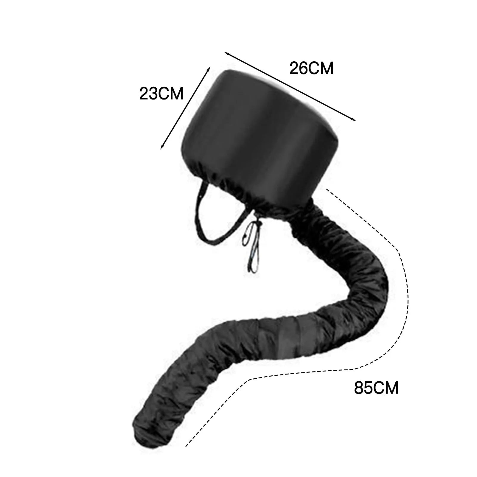 Hair dryer steamer cap for deep conditioning natural hair at home