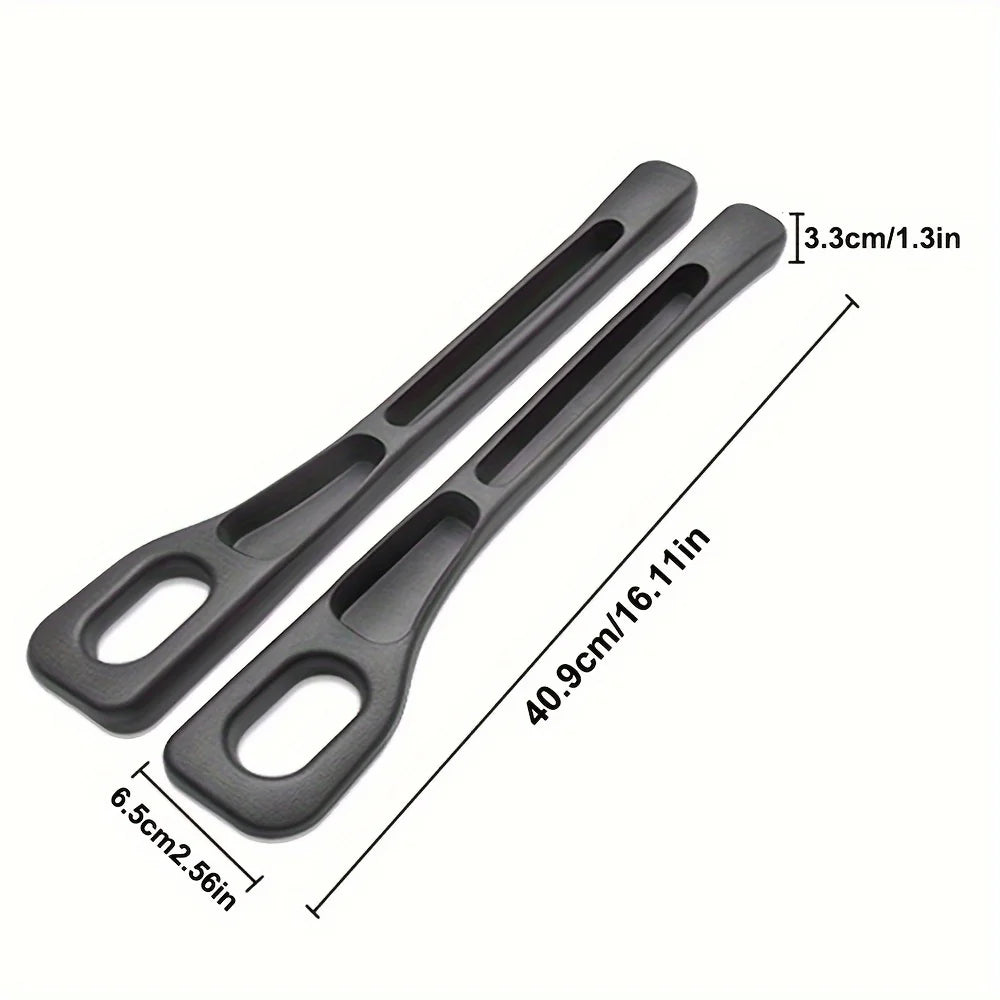 Car seat gap filler installed between driver and passenger seat to prevent dropped items