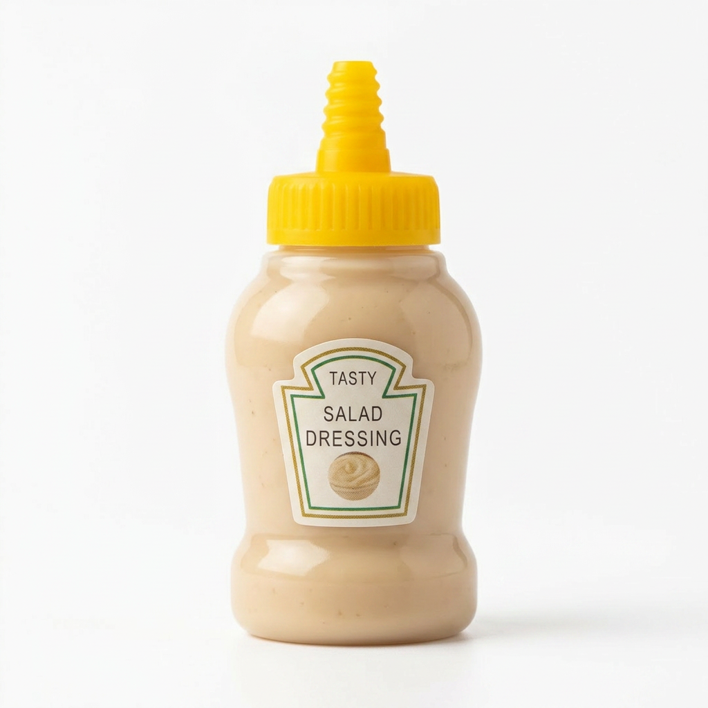 Set of mini refillable condiment bottles for travel, camping, and lunchboxes