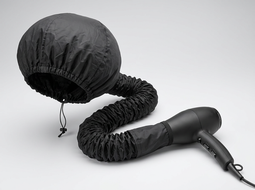 Hair dryer steamer cap for deep conditioning natural hair at home